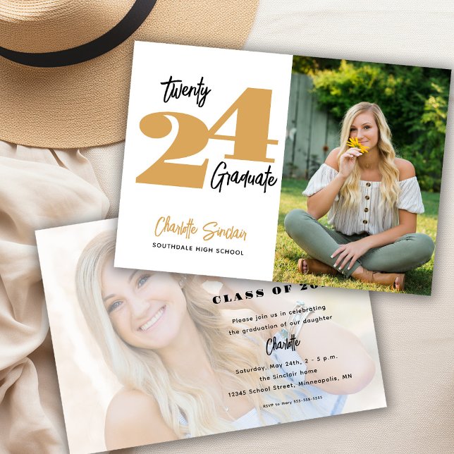 Convites Tipografia de Escrita Manual em Foto 2024 (Criador carregado)