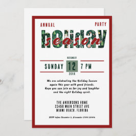 Convites Tipografia de Natal Anual