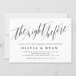 Convites Tipografia de Script Elegante