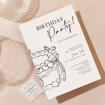 Convites Tipografia do Arco do aniversário de 30 anos Negro<br><div class="desc">Celebre em estilo com o nosso Convite de aniversário - Ilustração de Bolo, um design chic e moderno com um esboço de bolo desenhado à mão, emparelhado com uma tipografia elegante. Perfeito para aniversários de marco, este convite dá um tom festivo, mas sofisticado, para a sua reunião. Impresso em um...</div>