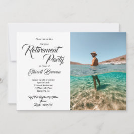 Convites Tipografia do Na moda moderno fotográfico do Parti