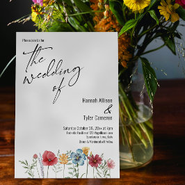 Convites Tipografia Elegante Casamento de Vidraça