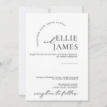 Tipografia Minimalista Simples Preto&Branco Elegan