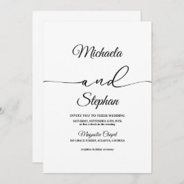 Convites Tipografia Moderna | Bold Bellisia Wedding