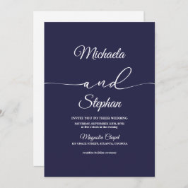 Convites Tipografia Moderna | Bold Bellisia Wedding