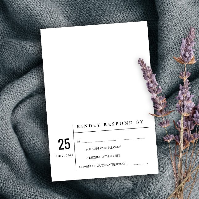 CONVITES TIPOGRAFIA PRETA BRANCA MODERNA MÍNIMA PARA RESPOS (Criador carregado)