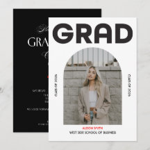 Tipografia preta negrita minimalista moderna gradu