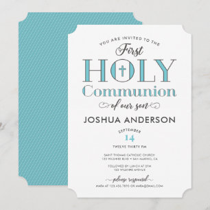Convites Tipografia Primeira Comunhão Sagrada