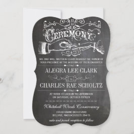 Convites Tipografia Vitoriana Moderna do Quadro de Captação