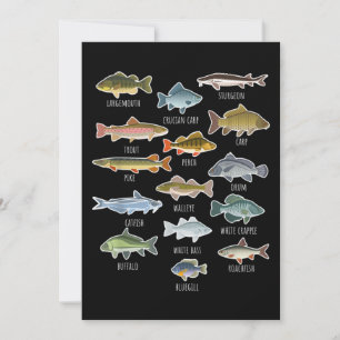 Convites Tipos De Espécies De Peixes Águas frescas