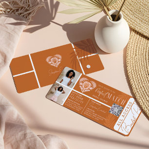 Convites Tíquete de Festa de Pickleball de Chás de panela T