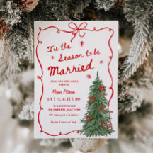 Tis the Season to be Married Holiday Bridal Shower