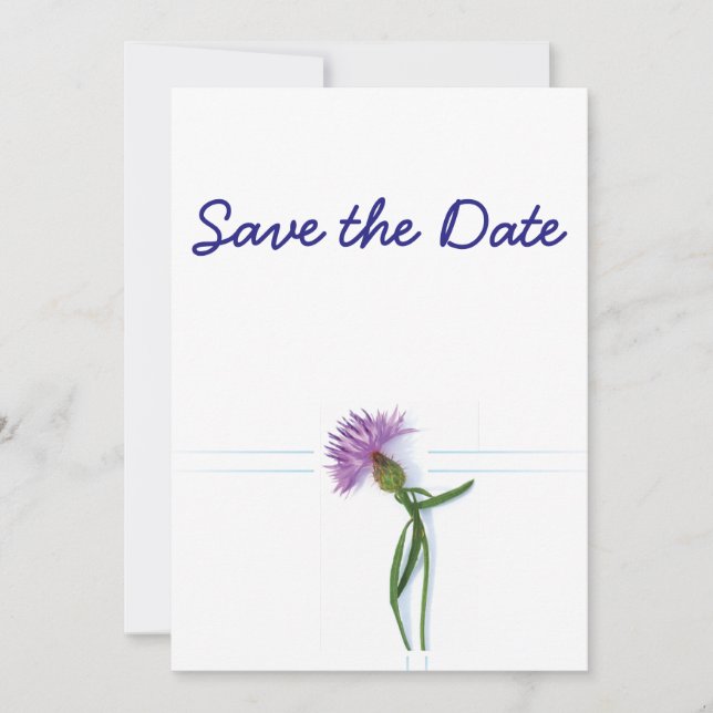 Convites Título Tradicional de Casamento Escocês e Celta co (Frente)