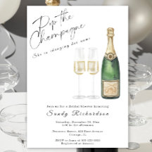 Tô com Champanhe Bridal Shower
