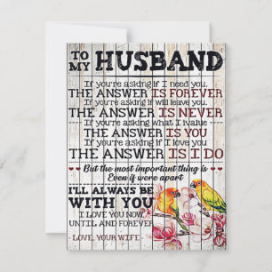 Convites To My Husband Design, New Home Gift