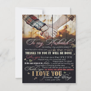 Convites To My Husband Gift Letter For Him