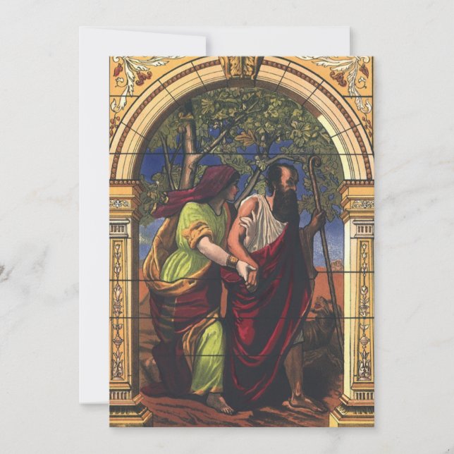 Convites Tobit Cego e Esposa Anna, Religião Antiga (Frente)