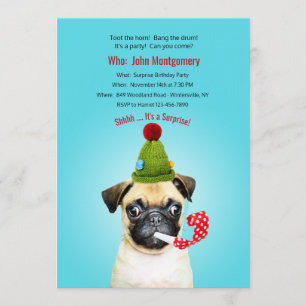 Convites Toca a Corneta Surpresa Festa de Aniversário