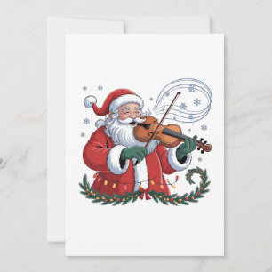 Convites Tocador de Violino Santa Violinista Música de Nata