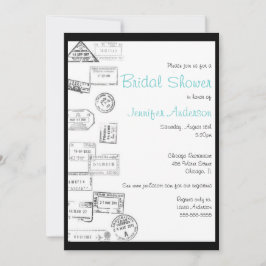 Convites Todas as estradas me levaram a você - Chá de panel