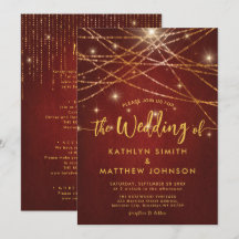 Todas Em Uma Luz De Cordas Douradas Elegante