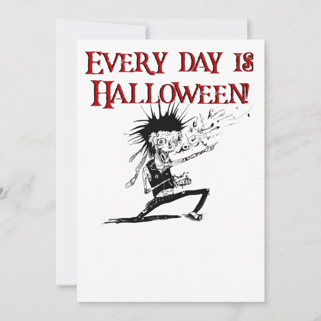 Convites Todo dia é Halloween! (Frente)