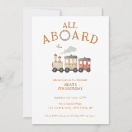 Convites Todos A Bordo De Qualquer Comboio De Idade