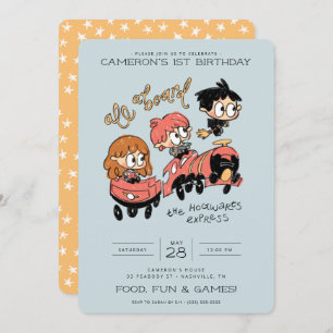 Convites Todos a bordo do Hogwarts Express Birthday