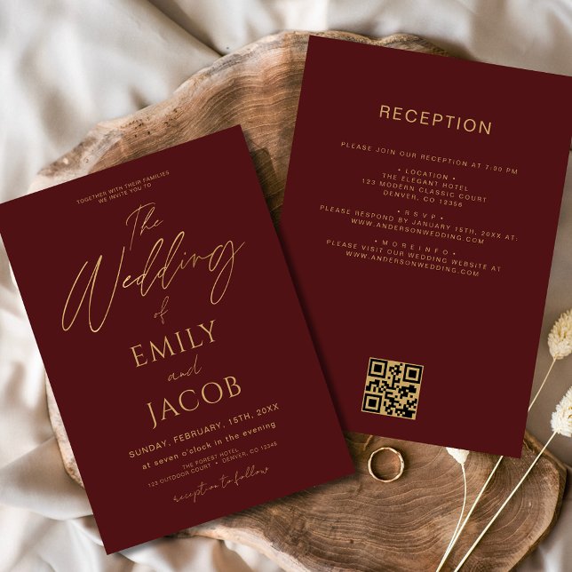 Convites Todos em Um Script de Código QR de Casamento Doura (Criador carregado)
