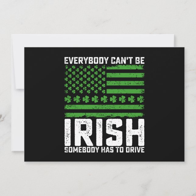 Convites Todos não podem ser irlandeses. Alguém tem que dir (Frente)