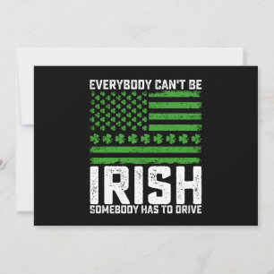 Convites Todos não podem ser irlandeses. Alguém tem que dir