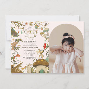 Convites Todos os anos, aniversário da Fada de Mushroom For