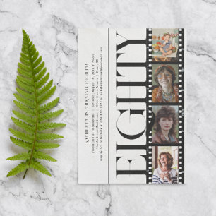 Convites Todos os anos   Festa de aniversário de Fotografia