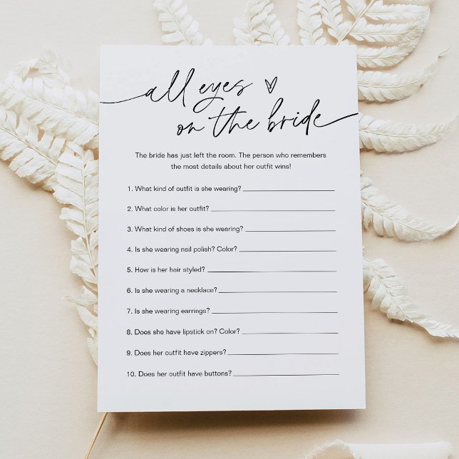 Convites Todos Os Olhos No Jogo Do Chá de panela Da Noiva (Criador carregado)