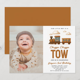 Convites Todos os segundos aniversários do comboio de alta 