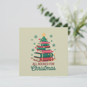 Convites Todos Reservados Para O Natal Bibliotecário Amante