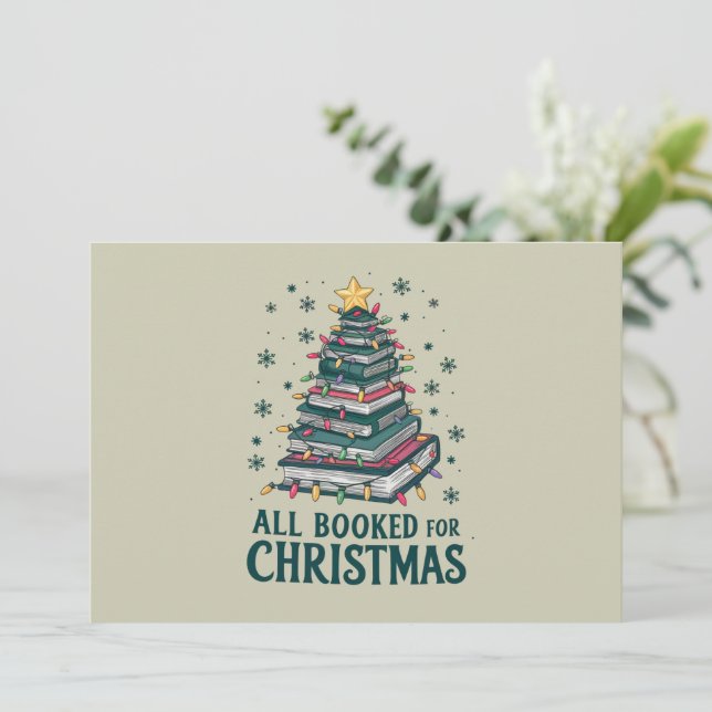 Convites Todos Reservados Para Presente De Natal Para Amant (Em pé/Frente)