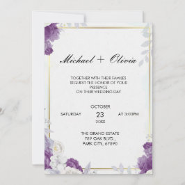 Convites Together With Their Families Wedding Invitation Wo