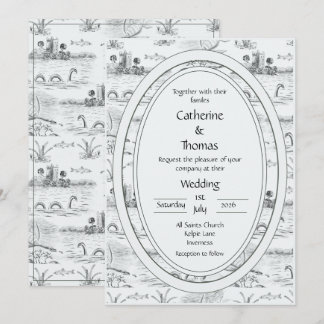 Convites Toile Loch Ness