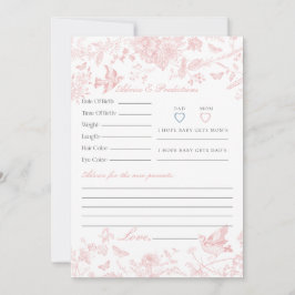 Convites Toile Rosa De Jouy - Aconselhamento Floral para Be