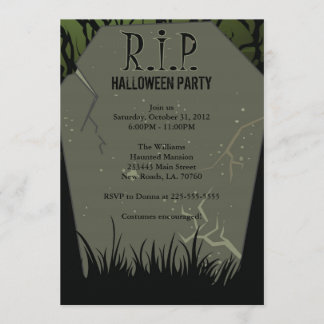 Convites Tombstone da Festa de Halloween