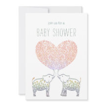 Toneladas bonitas de CHÁ DE FRALDAS Elefante AMOR