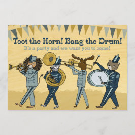 Convites Toot o chifre - o aniversário da banda convida