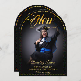 Convites Toque dourado Ilumine seu futuro.