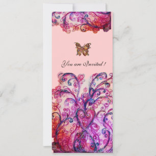 Convites TOQUES CAPRICHOSOS vermelho rosa roxo brilhante