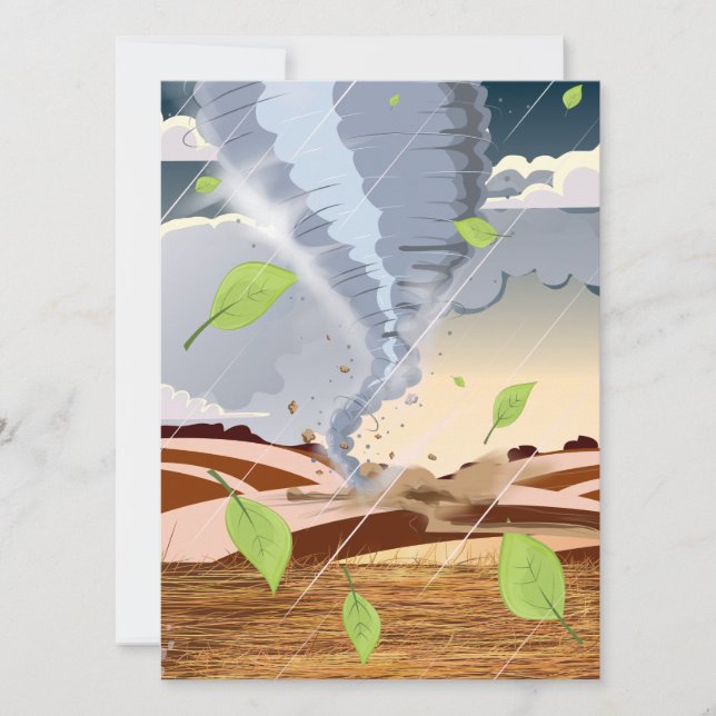 Convites Tornado Twister (Frente)