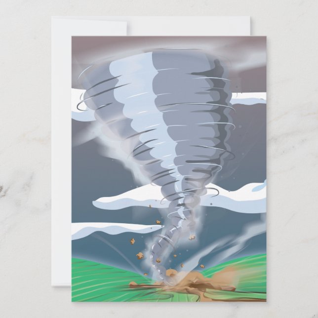 Convites Tornado Twister (Frente)