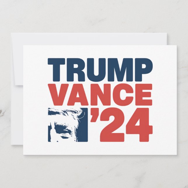 Convites Torne a América segura novamente Trump Vance 2024  (Frente)
