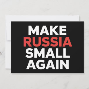 Convites Torne a Rússia pequena novamente torne a Rússia pe