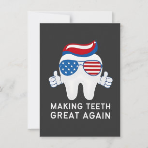 Convites Torne o Excelente dos dentes novamente em 4 de jul